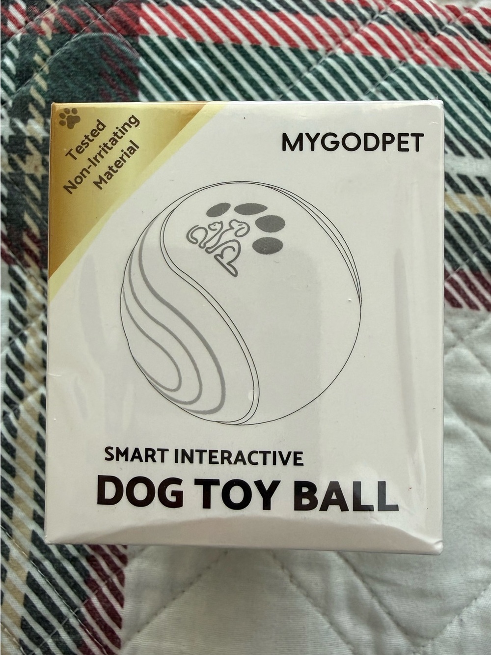 Smart Interactive Dog Toy Ball - White
